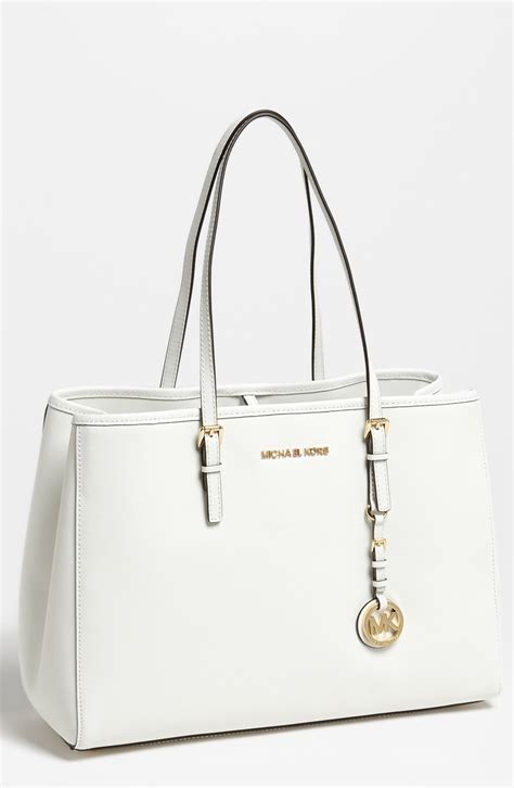 white michael kors purse on sale|Michael Kors optic white handbags.